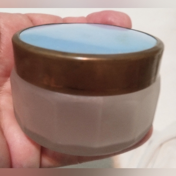 GLASS VANITY POWDER JARS & LIDS LOT OF 5 DRESSER JARS TRINKET JARS VINTAGE - Picture 9 of 12